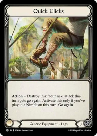 Image for Quick Clicks (Treasure) (SEA186) (High Seas) - Flesh and Blood TCG
