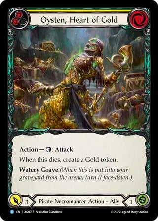 Image for Oysten, Heart of Gold (AGB017) (Armory Deck: Gravy Bones) - Flesh and Blood TCG