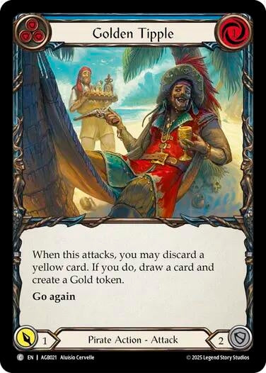 Image for Golden Tipple (Blue) (AGB021) (Armory Deck: Gravy Bones) - Flesh and Blood TCG