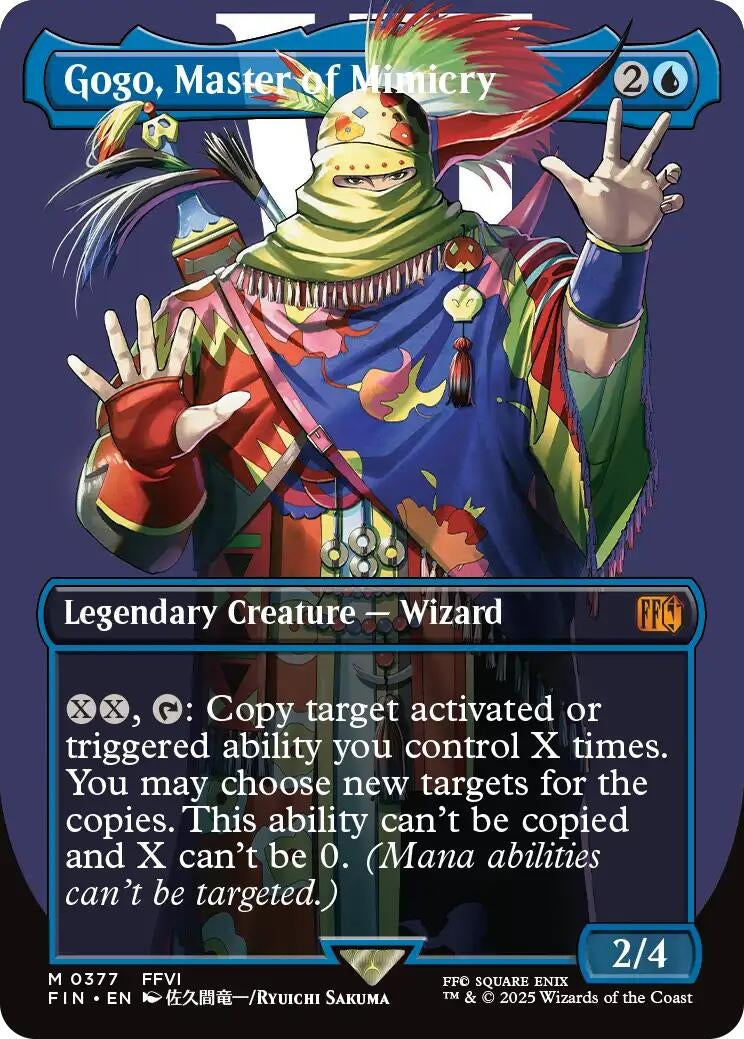 Image for Gogo, Master of Mimicry (Borderless) (377) (FINAL FANTASY) - Magic: The Gathering