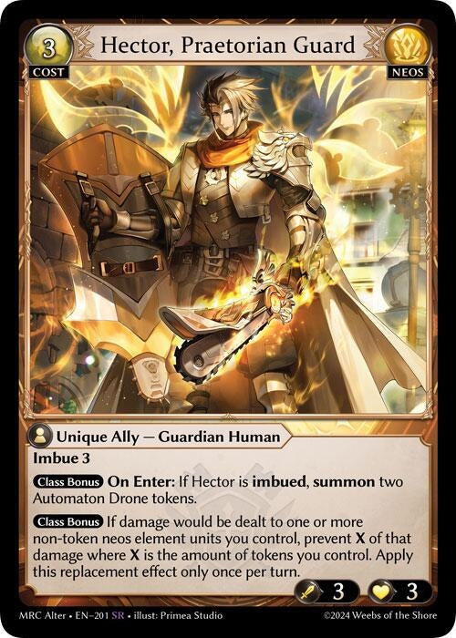 Hector, Praetorian Guard (201) (Mercurial Heart Alter Edition)