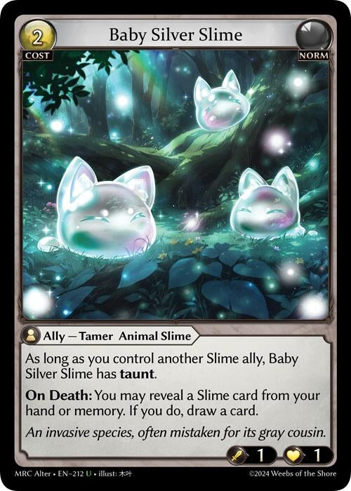 Baby Silver Slime (212) (Mercurial Heart Alter Edition)