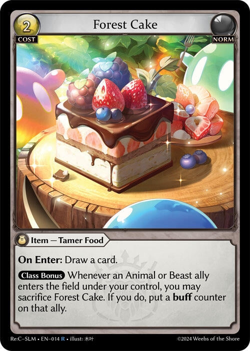 Image for Forest Cake (014) (Silvie, Slime Sovereign Re: Collection Lite) - Grand Archive TCG