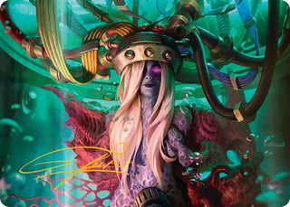 Image for Jenova, Ancient Calamity Art Card (Gold-Stamped Signature) (14) (Art Series: FINAL FANTASY) - Magic: The Gathering