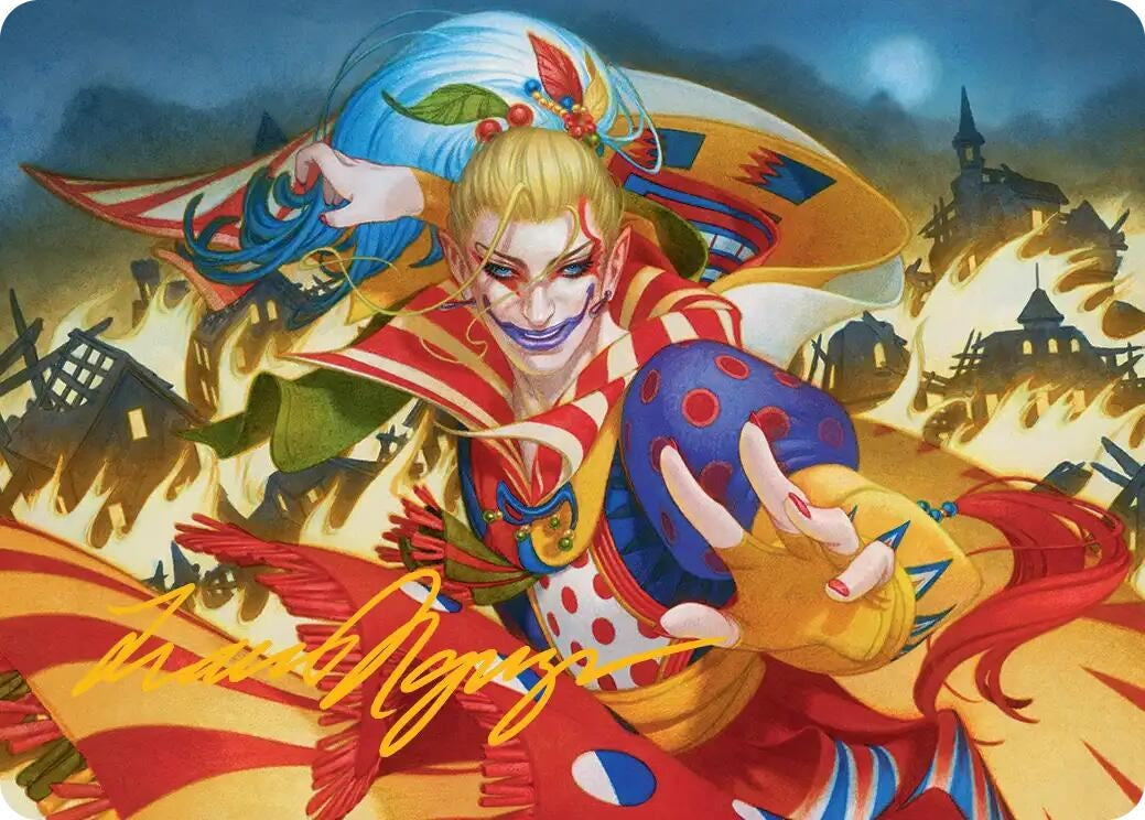 Image for Ruinous Ultimatum Art Card (Gold-Stamped Signature) (33) (Art Series: FINAL FANTASY) - Magic: The Gathering