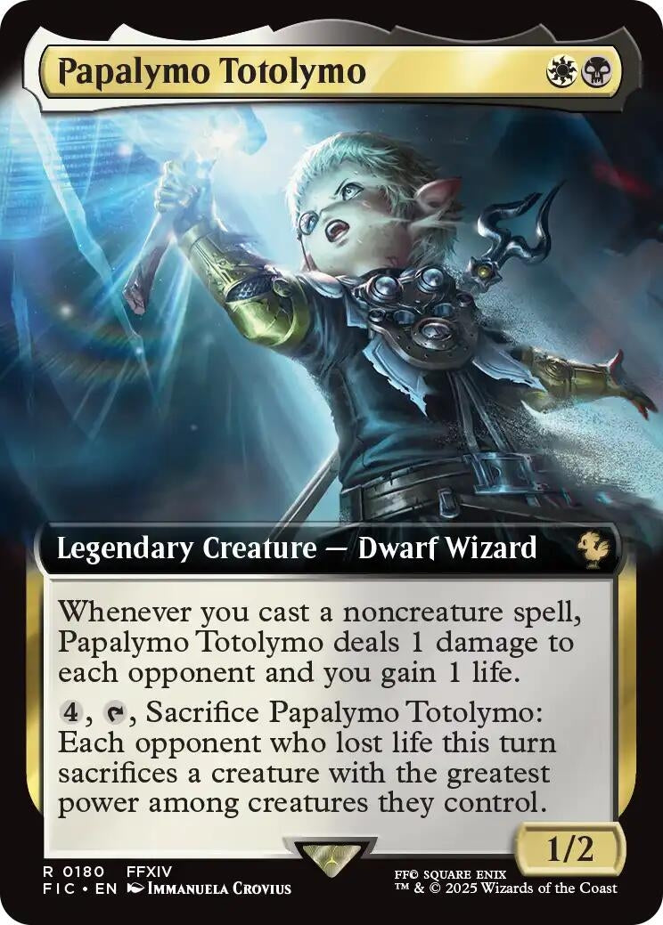 Image for Papalymo Totolymo (Extended Art) (180) (Commander: FINAL FANTASY) - Magic: The Gathering