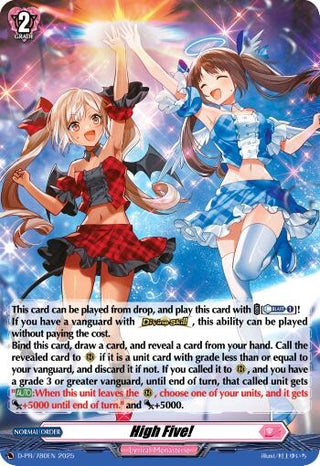 Image for High Five! (Foil) (D-PR/780EN) (D Promo Cards) - Cardfight Vanguard