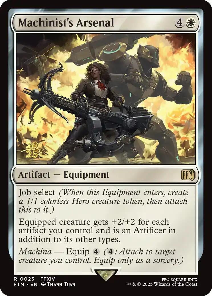 Image for Machinist's Arsenal (23) (Prerelease Cards) - Magic: The Gathering