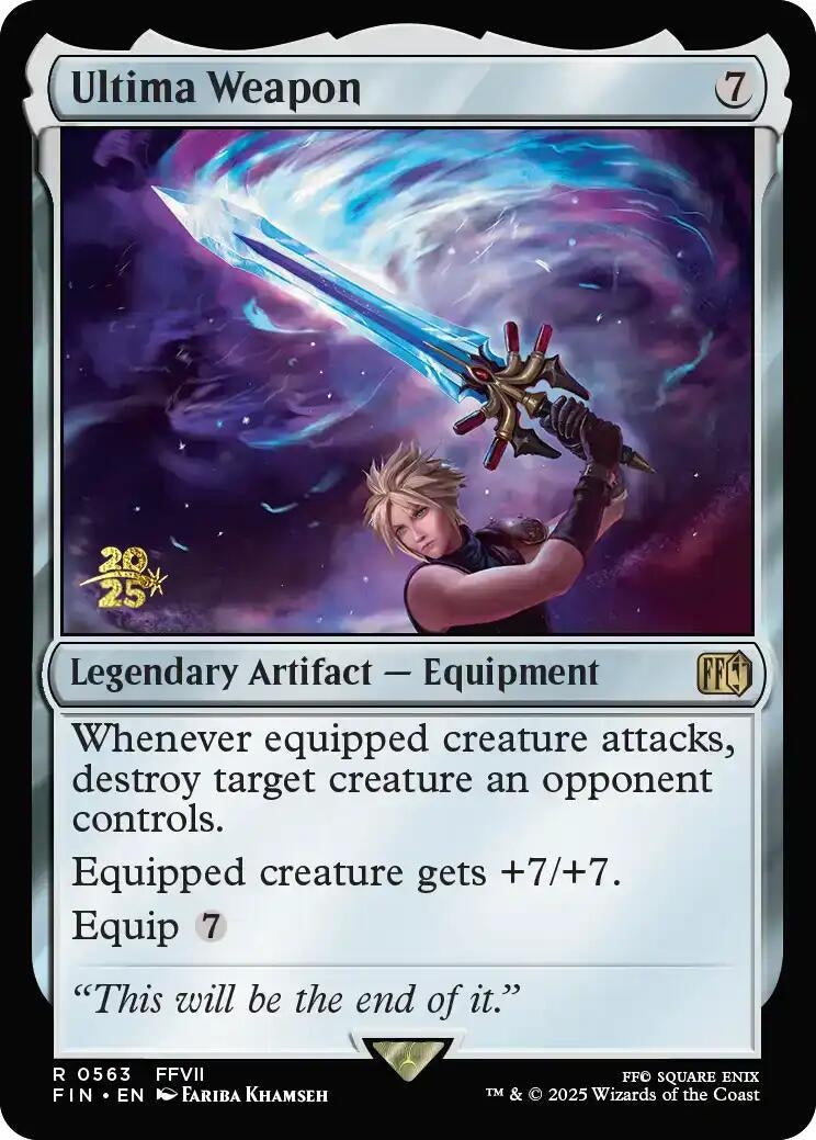 Image for Ultima Weapon (563) (Prerelease Cards) - Magic: The Gathering