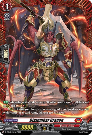 Image for Blazembar Dragon (D-PR/645EN) (D Promo Cards) - Cardfight Vanguard