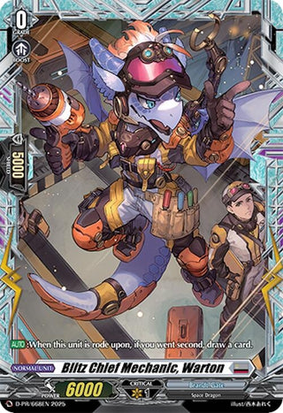 Image for Blitz Chief Mechanic, Warton (D-PR/668EN) (D Promo Cards) - Cardfight Vanguard