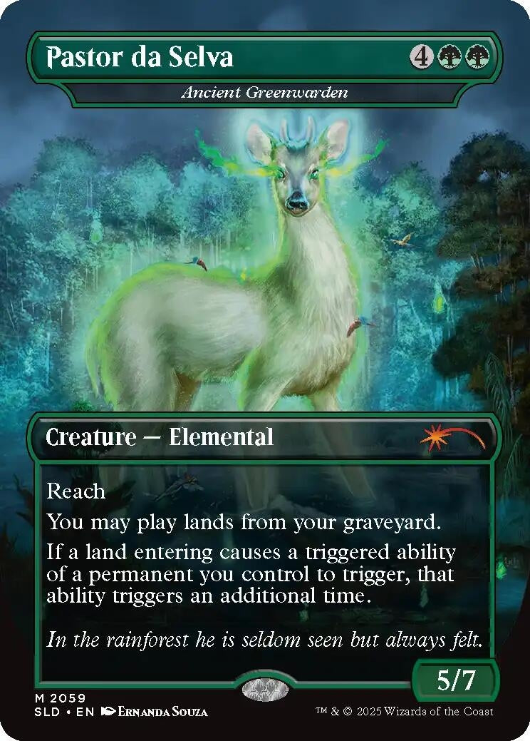 Image for Pastor da Selva - Ancient Greenwarden (2059) (Secret Lair Drop Series) - Magic: The Gathering