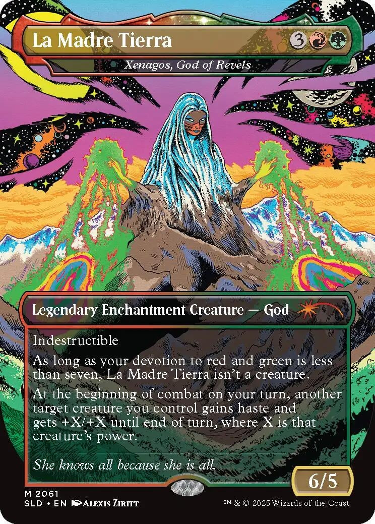 Image for La Madre Tierra - Xenagos, God of Revels (2061) (Secret Lair Drop Series) - Magic: The Gathering