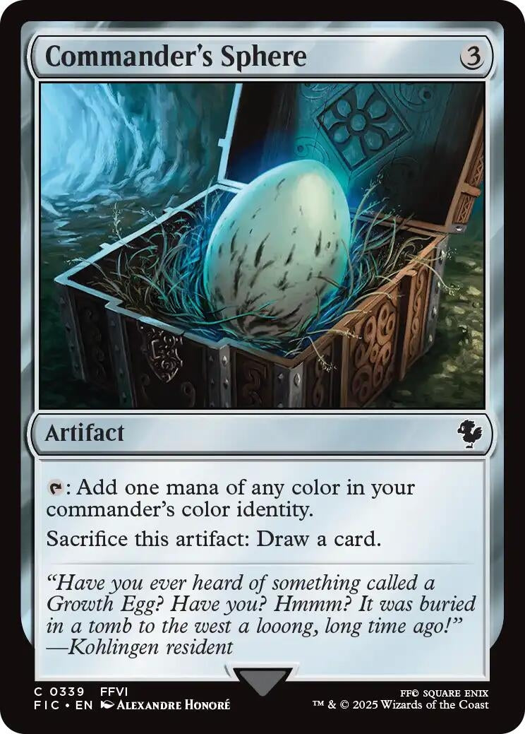 Commander's Sphere (Surge Foil) (339) (Commander: FINAL FANTASY)