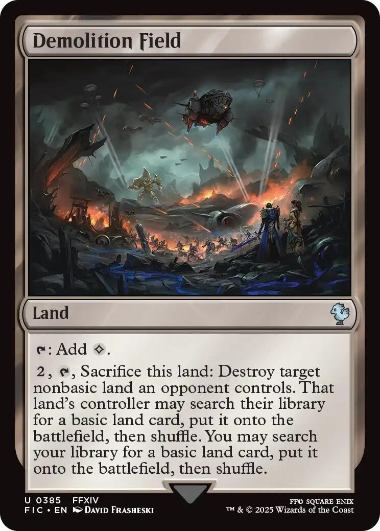 Demolition Field (Surge Foil) (385) (Commander: FINAL FANTASY)