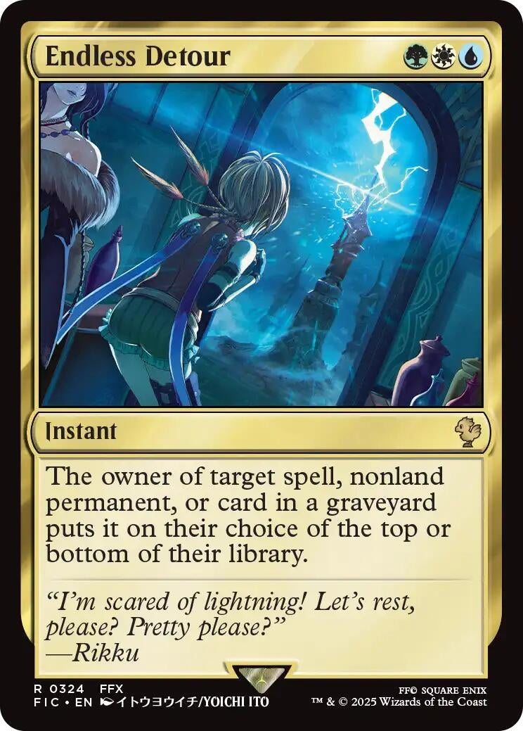 Image for Endless Detour (Surge Foil) (324) (Commander: FINAL FANTASY) - Magic: The Gathering