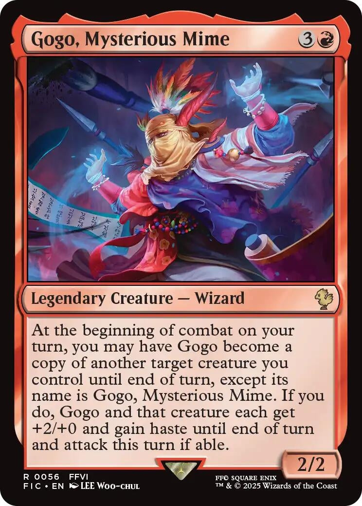 Gogo, Mysterious Mime (Surge Foil) (56) (Commander: FINAL FANTASY)