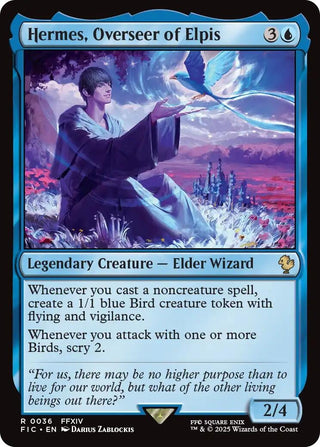 Image for Hermes, Overseer of Elpis (Surge Foil) (36) (Commander: FINAL FANTASY) - Magic: The Gathering