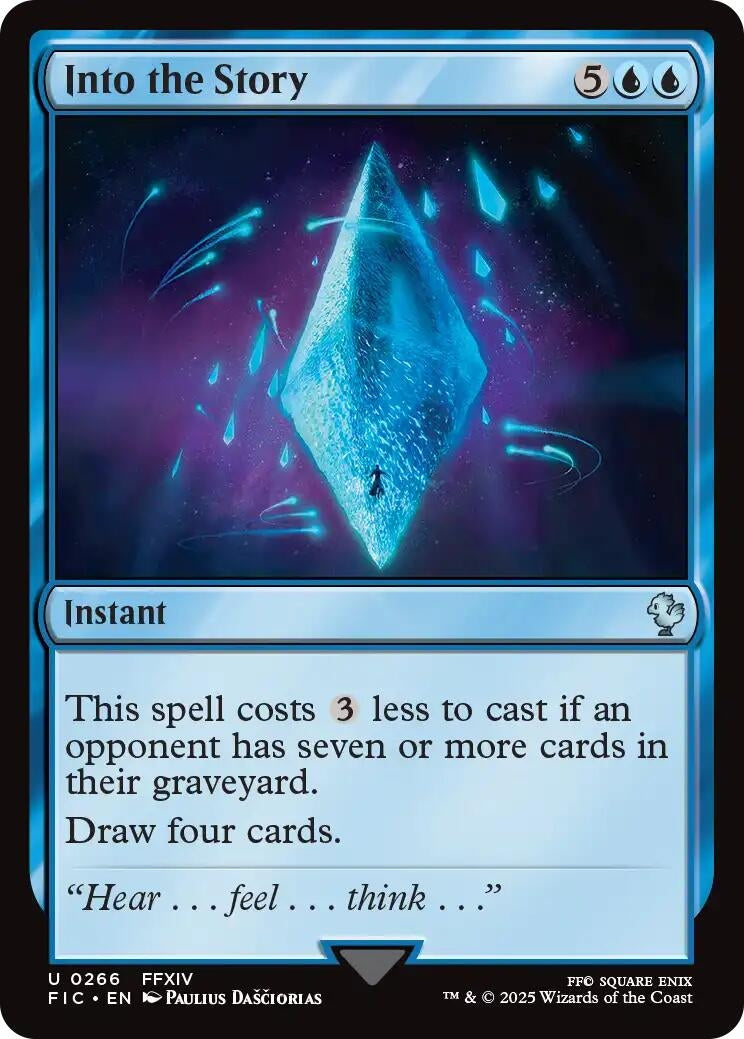 Image for Into the Story (Surge Foil) (266) (Commander: FINAL FANTASY) - Magic: The Gathering