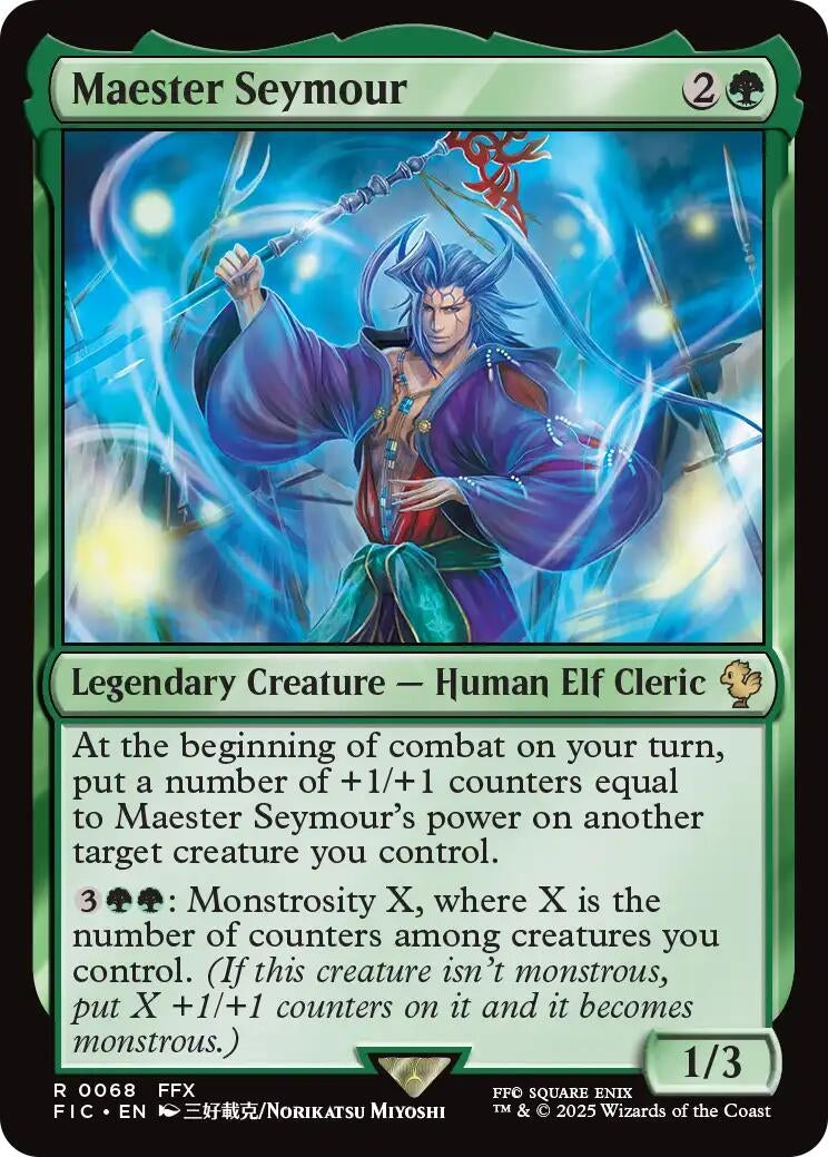 Image for Maester Seymour (Surge Foil) (68) (Commander: FINAL FANTASY) - Magic: The Gathering