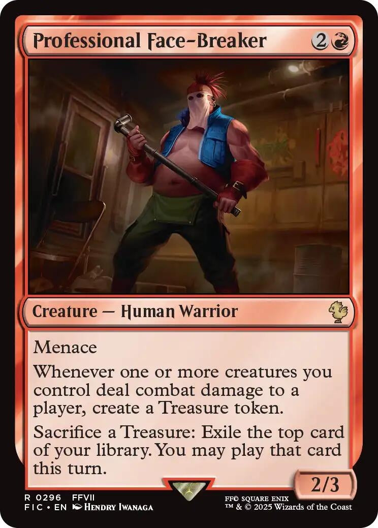 Image for Professional Face-Breaker (Surge Foil) (296) (Commander: FINAL FANTASY) - Magic: The Gathering