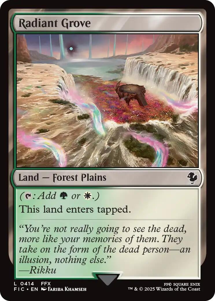 Image for Radiant Grove (Surge Foil) (414) (Commander: FINAL FANTASY) - Magic: The Gathering
