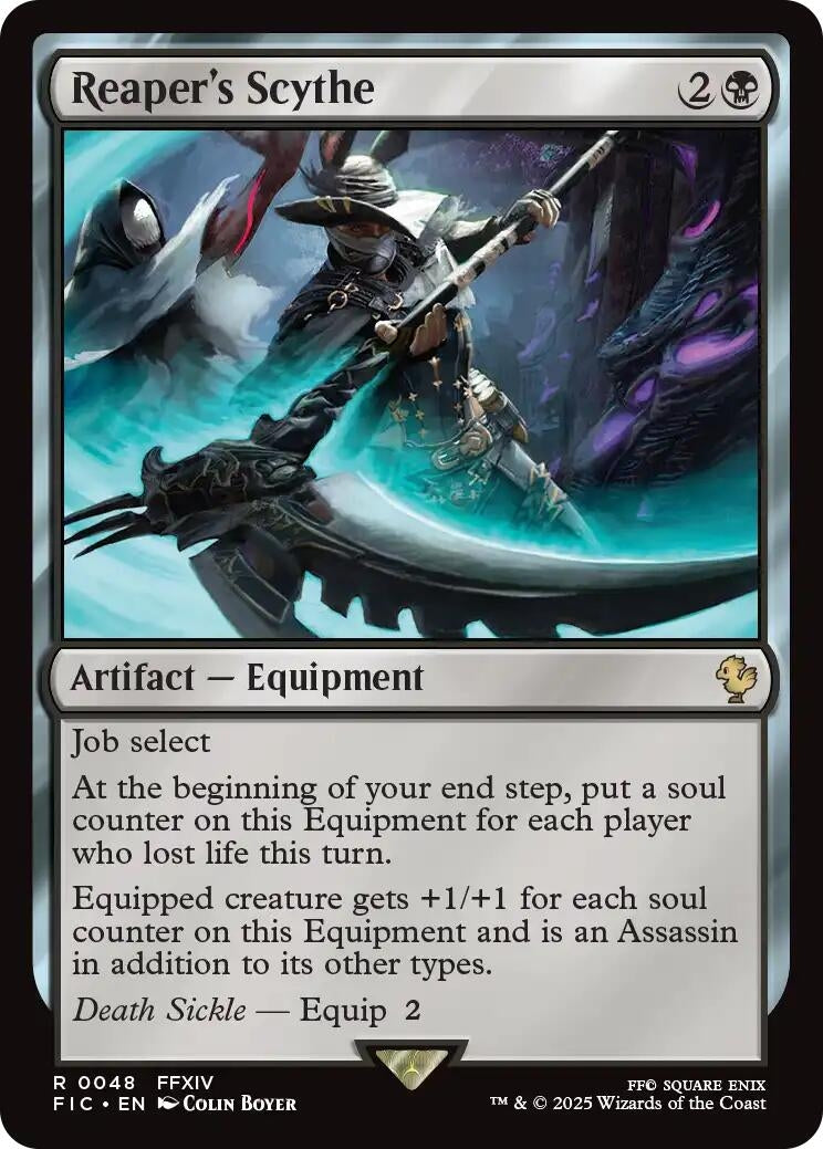 Image for Reaper's Scythe (Surge Foil) (48) (Commander: FINAL FANTASY) - Magic: The Gathering