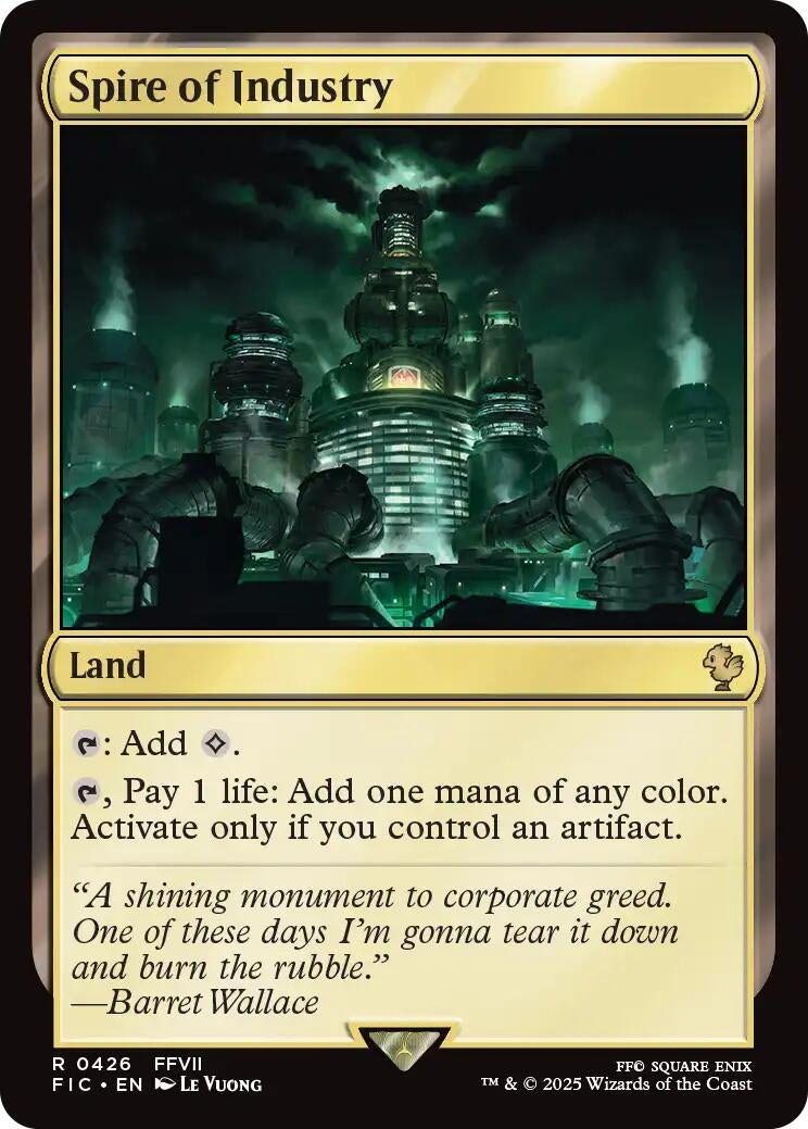 Image for Spire of Industry (Surge Foil) (426) (Commander: FINAL FANTASY) - Magic: The Gathering