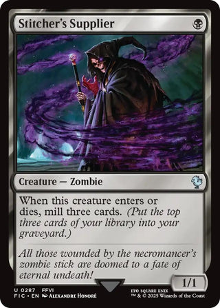 Stitcher's Supplier (Surge Foil) (287) (Commander: FINAL FANTASY)