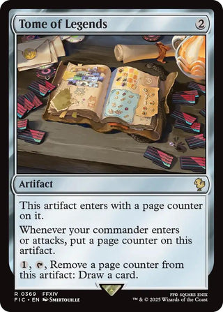 Image for Tome of Legends (Surge Foil) (369) (Commander: FINAL FANTASY) - Magic: The Gathering