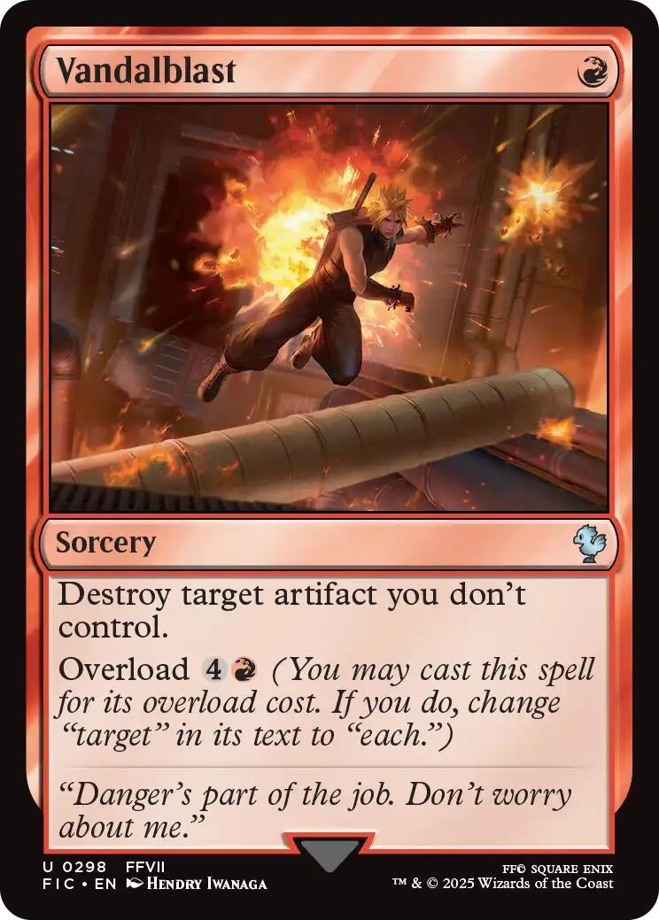 Image for Vandalblast (Surge Foil) (298) (Commander: FINAL FANTASY) - Magic: The Gathering