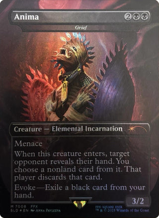 Image for Anima - Grief (Rainbow Foil) (7006) (Secret Lair Drop Series) - Magic: The Gathering