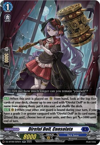 Image for Direful Doll, Consolata (DZ-BT08/025EN) (DZ-BT08: Knights 0f Rebirth) - Cardfight Vanguard