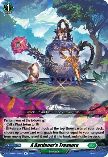 Image for A Gardener's Treasure (DZ-BT08/062EN) (DZ-BT08: Knights 0f Rebirth) - Cardfight Vanguard