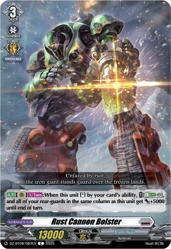 Image for Rust Cannon Bolster (DZ-BT08/083EN) (DZ-BT08: Knights 0f Rebirth) - Cardfight Vanguard