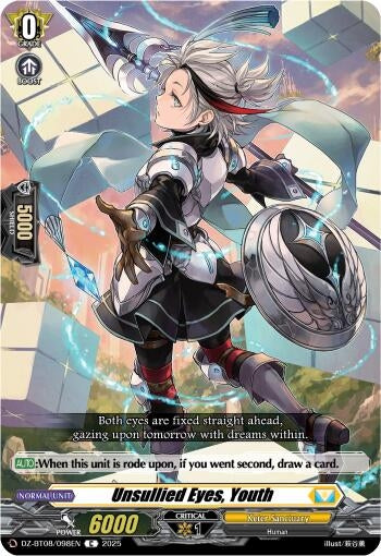Image for Unsullied Eyes, Youth (DZ-BT08/098EN) (DZ-BT08: Knights 0f Rebirth) - Cardfight Vanguard