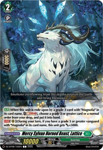 Image for Mercy Sylvan Horned Beast, Lattice (DZ-BT08/102EN) (DZ-BT08: Knights 0f Rebirth) - Cardfight Vanguard