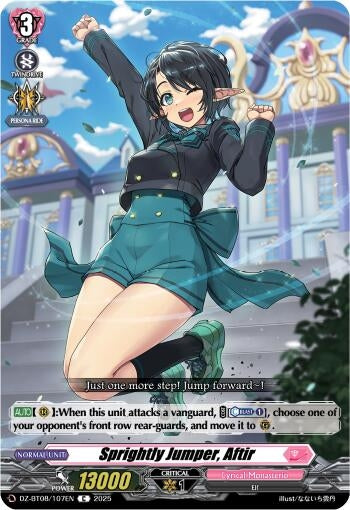Image for Sprightly Jumper, Aftir (DZ-BT08/107EN) (DZ-BT08: Knights 0f Rebirth) - Cardfight Vanguard
