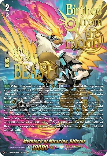 Image for Mythisch of Miracles, Rifistor (SEC) (DZ-BT08/SEC05EN) (DZ-BT08: Knights 0f Rebirth) - Cardfight Vanguard