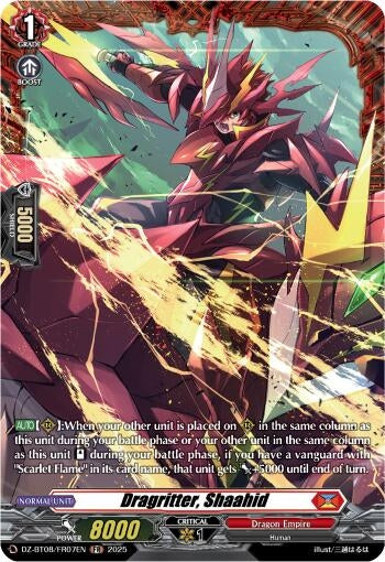 Image for Dragritter, Shaahid (FR) (DZ-BT08/FR07EN) (DZ-BT08: Knights 0f Rebirth) - Cardfight Vanguard