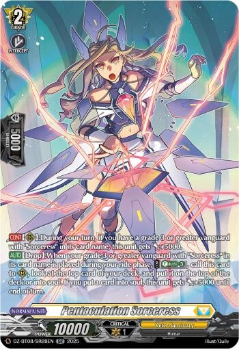 Image for Pentaculation Sorceress (SR) (DZ-BT08/SR28EN) (DZ-BT08: Knights 0f Rebirth) - Cardfight Vanguard