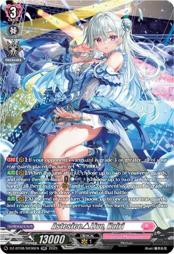 Image for AstesiceLive, Kairi (SR) (DZ-BT08/SR36EN) (DZ-BT08: Knights 0f Rebirth) - Cardfight Vanguard
