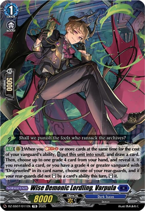 Image for Wise Demonic Lordling, Varpula (DZ-SS07/011EN) (DZ-SS07: Master Deckset -Michiru Hazama-) - Cardfight Vanguard