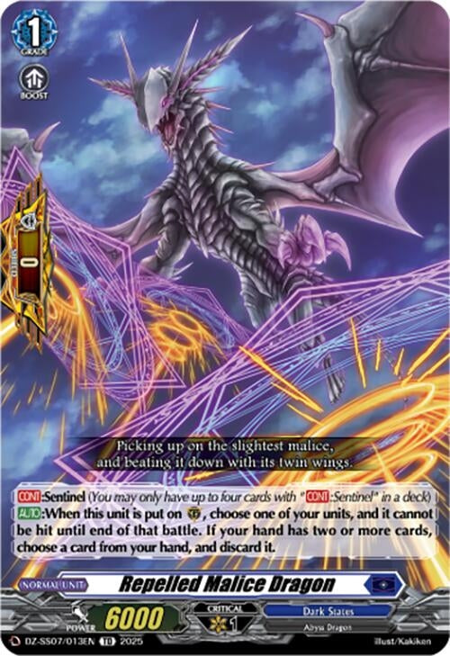 Image for Repelled Malice Dragon (DZ-SS07/013EN) (DZ-SS07: Master Deckset -Michiru Hazama-) - Cardfight Vanguard