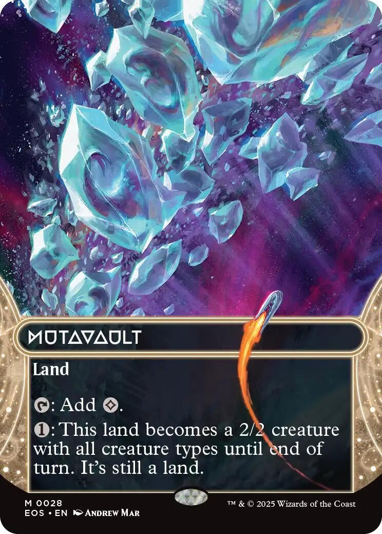 Image for Mutavault (0028) (Borderless) (28) (Edge of Eternities: Stellar Sights) - Magic: The Gathering