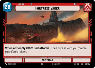 Image for Fortress Vader // Force (026/264 // T03/T03) (Legends of the Force) - Star Wars: Unlimited