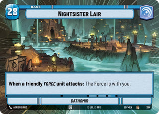 Image for Nightsister Lair // Shield (Hyperspace) (284 // T02) (Legends of the Force) - Star Wars: Unlimited