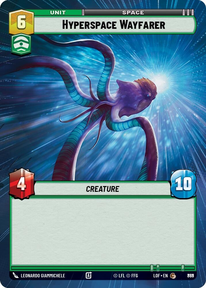 Image for Hyperspace Wayfarer (Hyperspace Foil) (859) (Legends of the Force) - Star Wars: Unlimited
