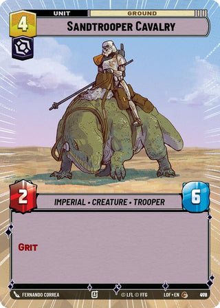 Image for Sandtrooper Cavalry (Hyperspace Foil) (972) (Legends of the Force) - Star Wars: Unlimited