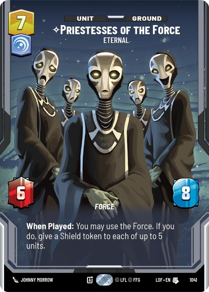 Image for Priestesses of the Force - Eternal (Prestige) (1041) (Legends of the Force) - Star Wars: Unlimited